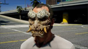 GTA 5 Player Mod: Black Myth Wukong Mask (Image #3)