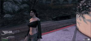 GTA 5 Player Mod: Emily | Crop TOP for MP Female (Image #2)