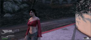 GTA 5 Player Mod: Emily | Crop TOP for MP Female (Image #3)