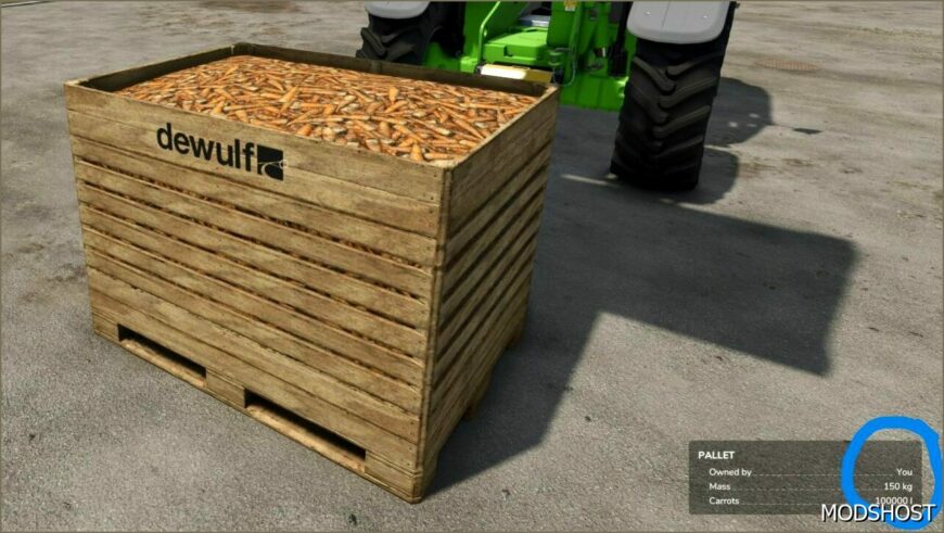 FS25 Mod: Vegetable Pallet 100 000L (Featured)