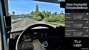 ETS2 Transmissions Part Mod: NEW Powerful Transmissions V1.7 (Featured)