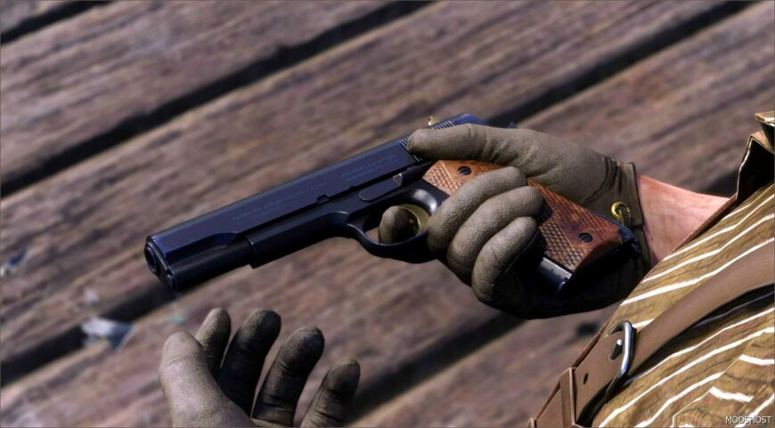 RDR2 Weapon Mod: Colt Model 1911 (Featured)