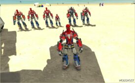 GTA 5 Player Mod: Spiderman Transformer (Featured)