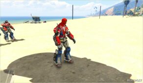 GTA 5 Player Mod: Spiderman Transformer (Image #2)