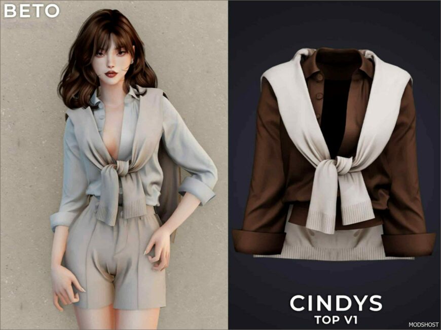 Sims 4 Female Clothing Mod: Cindy SET (Featured)