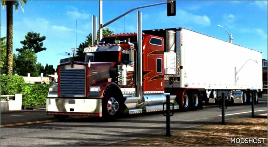 ATS Kenworth Truck Mod: Custom Kenworth W900B 1.53 (Featured)