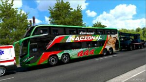 ETS2 Scania Mod: Marcopolo Paradiso G8 1800 DD Skin Peruanas 1.53 (Featured)