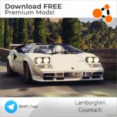 BeamNG Lamborghini Car Mod: 💎 ᴠɪᴘ Lamborghini Countach V146 ⚡ 0.34 (Image #4)