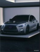 BeamNG Infiniti Car Mod: Q50 0.34 (Featured)