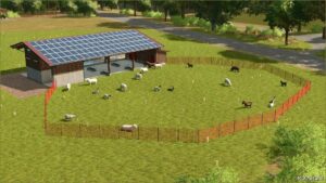 FS25 Mod: Sheep Barn BIG Wood (Image #2)