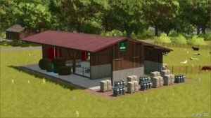 FS25 Mod: Sheep Barn BIG Wood (Image #4)