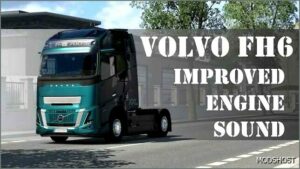 ETS2 Volvo Mod: FH6 Improved Engine Sound 1.53 (Featured)