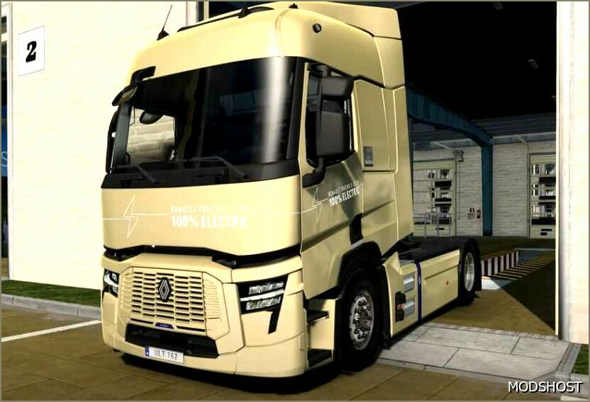 ETS2 Renault Truck Mod: E Tech Electric V2 1.53 (Featured)