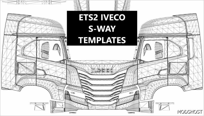 ETS2 Iveco Mod: S WAY Skin Templates 1.53 (Featured)