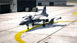 GTA 5 Aircraft Mod: JAS 39E Gripen ADD on | Lods (Image #4)