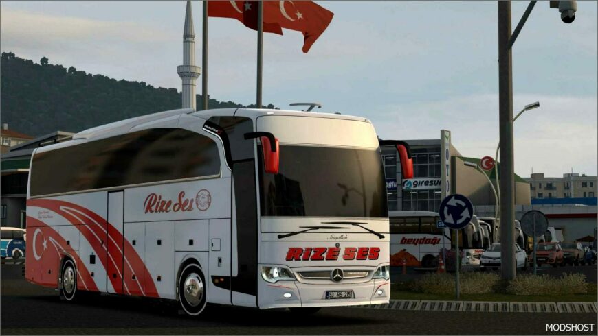 ETS2 Skin Mod: Travego 15SE 2015 Rize SES (Featured)