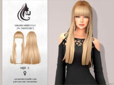 Sims 4 Female Mod: Sakura – Hairstyle (Featured)