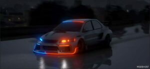 GTA 5 Mitsubishi Vehicle Mod: Lancer Evolution Sunrise Hycade LEO (Image #2)