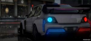 GTA 5 Mitsubishi Vehicle Mod: Lancer Evolution Sunrise Hycade LEO (Image #3)