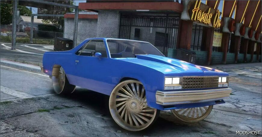 GTA 5 Chevrolet Vehicle Mod: EL Camino Donk (Featured)