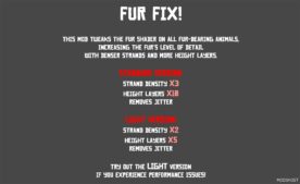 RDR2 Model Mod: Animal FUR FIX V2.0 (Image #6)