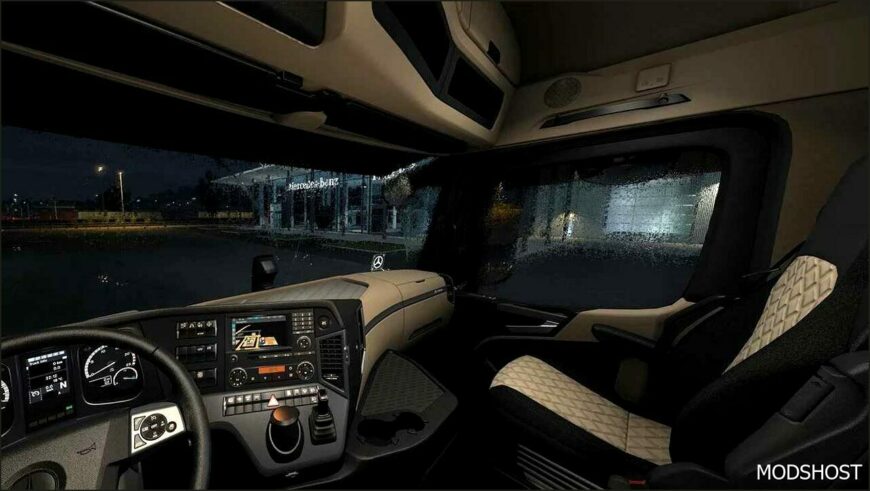 ETS2 Mercedes-Benz Interior Mod: Actros Plus: NEW Actros MP4 Cabin Overhaul V1.2.1 1.53 (Featured)