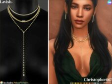 Sims 4 Accessory Mod: Lavish Necklace (Featured)