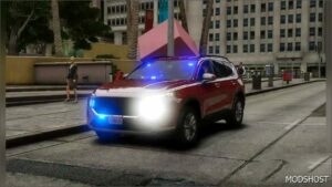 GTA 5 Hyundai Vehicle Mod: 2023 Hyundai Santafe Unmarked (Image #2)