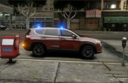 GTA 5 Hyundai Vehicle Mod: 2023 Hyundai Santafe Unmarked (Image #3)