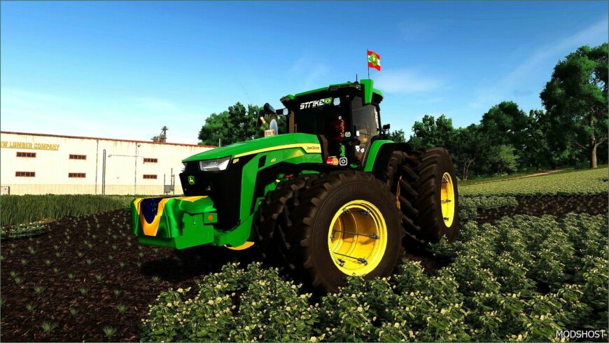 FS25 John Deere Tractor Mod: 8R Series BR (Featured)