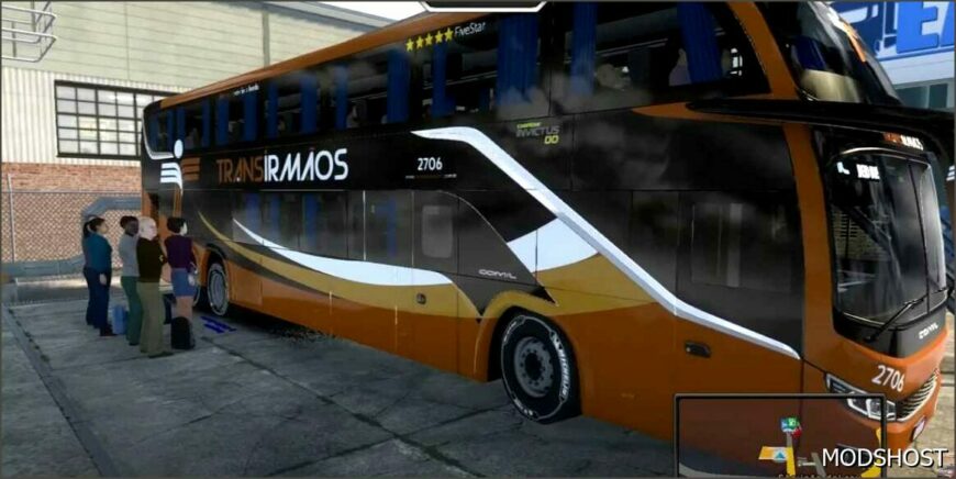 ETS2 Bus Mod: Comil Invictus DD 2023 Multichasi 1.53 (Featured)