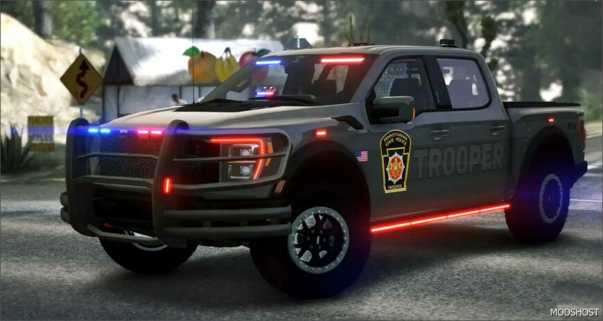 GTA 5 Ford Vehicle Mod: Raptor R LEO (Featured)