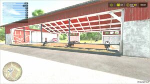 FS25 Building Mod: American COW Barn (Featured)