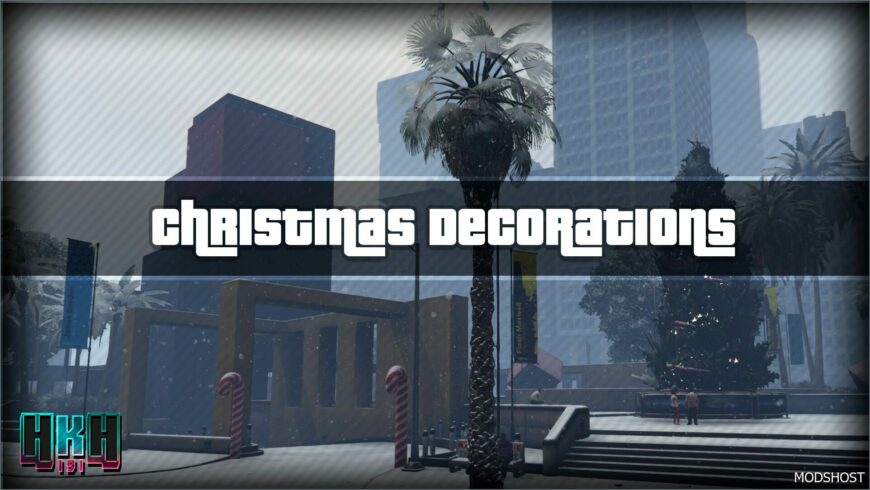 GTA 5 Script Mod: Christmas Decorations (Featured)