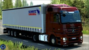 ETS2 Truck Mod: Mercedes Actros MP3 Reworked V4.6 (Featured)