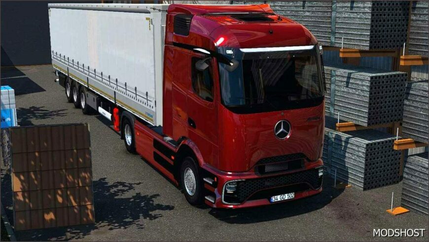 ETS2 Mercedes-Benz Truck Mod: Mercedes Benz Actros MP6 V1.1 1.53 (Featured)