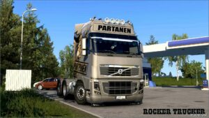 ETS2 Volvo Mod: Kuljetusliike Ismo Partanen Skin FRO Volvo FH3 (Featured)