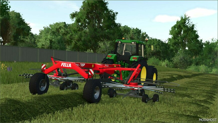 FS25 Windrower Mod: Fella Juras 880 (Featured)