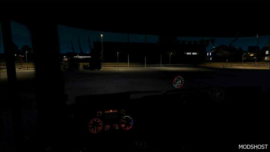 ETS2 Part Mod: Interior Light & Emblems V24.12 (Featured)