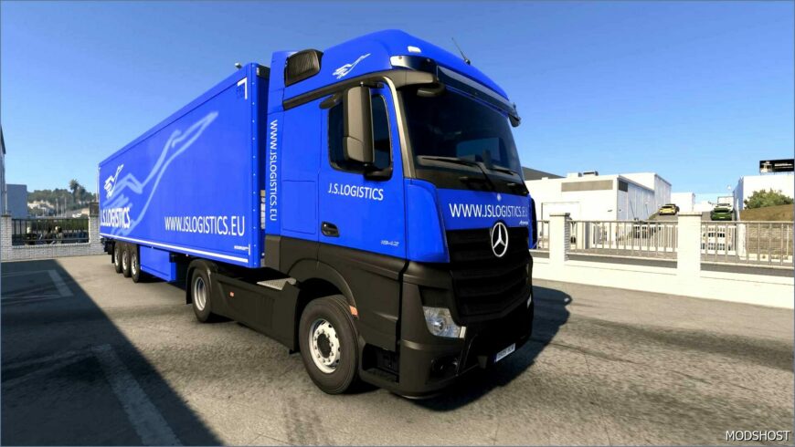 ETS2 Mod: JS Logistics Skin Pack V2.0 1.53 (Featured)