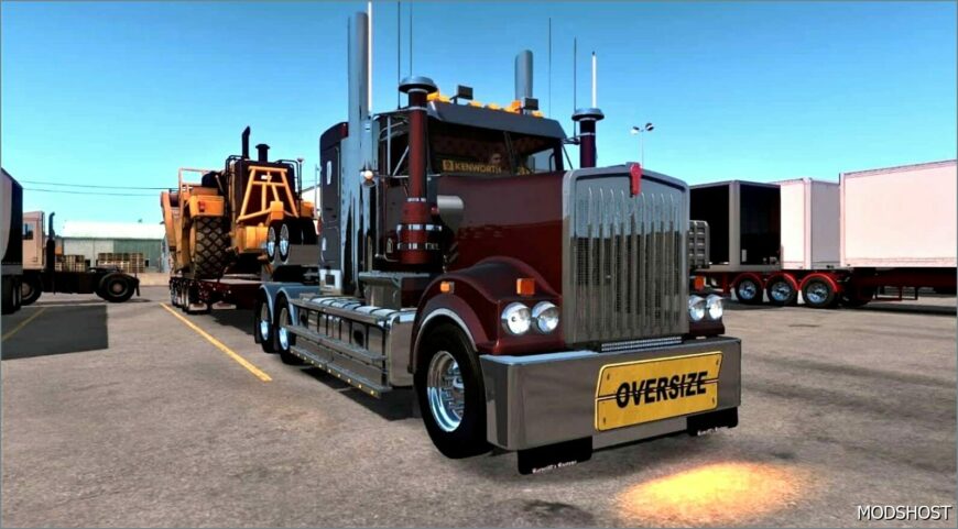 ATS Kenworth Truck Mod: T909 V6.3 1.53 (Featured)