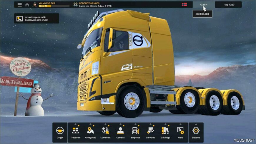 ETS2 Volvo Save Mod: Profile Volvo FH5 SCS 24 12 2024 1.53 (Featured)