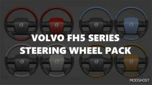 ETS2 Volvo Part Mod: FH5 Series Steering Wheel Pack (Featured)