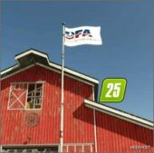 FS25 Mod: Dairy Farmer of America Flag (Image #2)