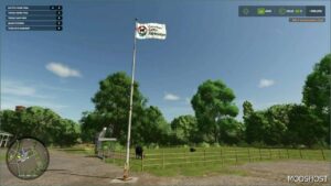 FS25 Decoration Mod: Canadian Cattle Association Flag (Featured)