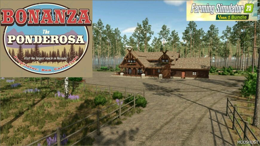 FS25 Map Mod: Ponderosa Pine Forest V1.0.1 (Featured)