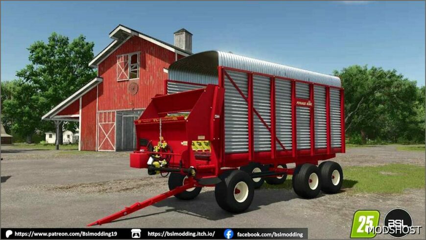 FS25 Mod: Forage King Forage BOX (Featured)