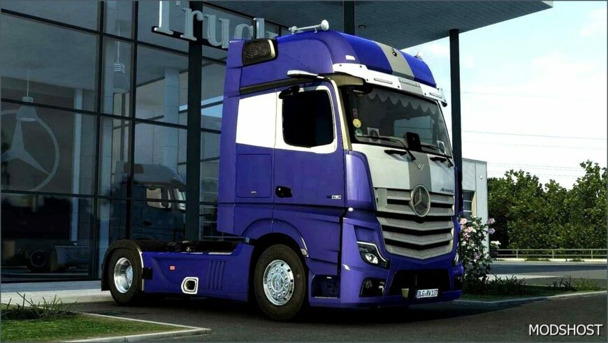 ETS2 Mercedes-Benz Truck Mod: Mercedes Benz NEW Actros 2019 FIX V2.1 1.53 (Featured)