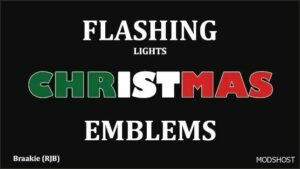 ETS2 Part Mod: Christmas Addon for Interior Light & Emblems V24.12 (Featured)