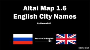 ETS2 Mod: Altai Map English City Names V1.2 (Featured)